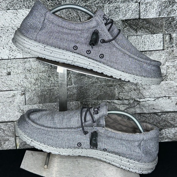 Hey Dude Shoes Wally L Stretch Steel - MNS11 - Picture 5 of 10